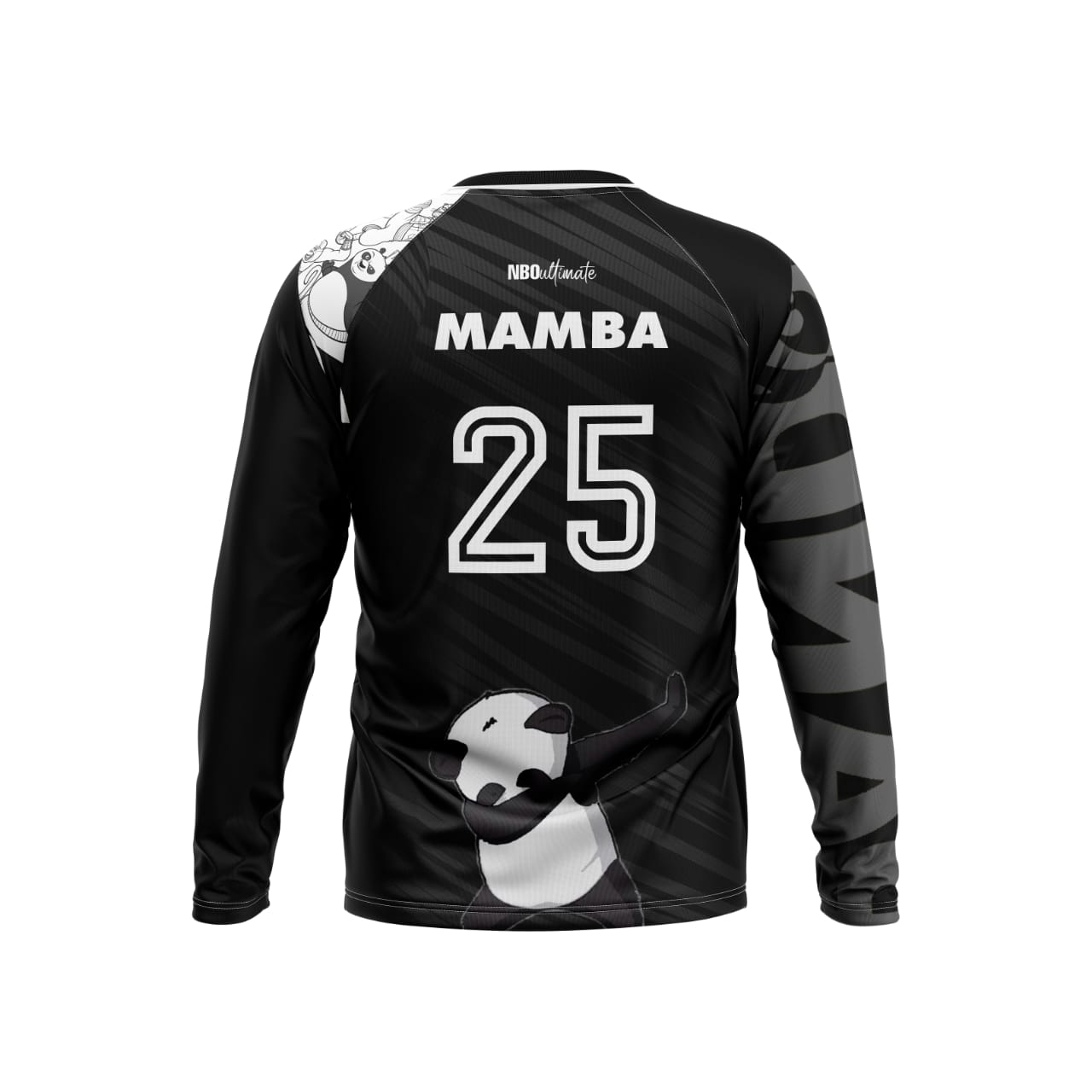 Pandas Front Full Sub Black Panda Short Sleeve | BE FANCY - Image 2