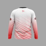 TekRacing White & Red Jersey | DESIGNED BY FANCY NOT FOR SALE - Image 2