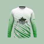 Green Sharks Hockey Jersey | DESIGNED BY FANCY NOT FOR SALE