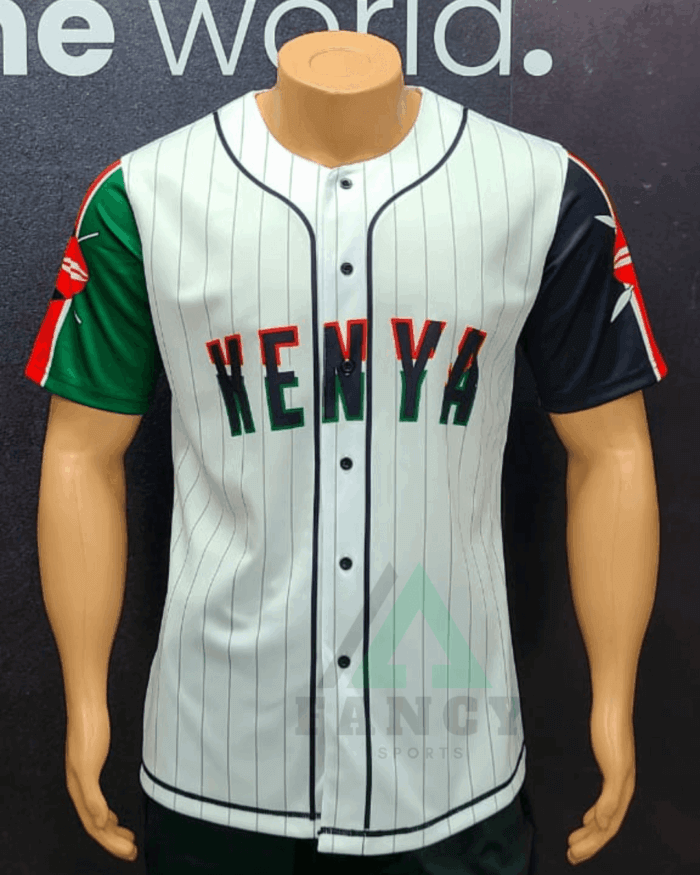 Kenya Baseball Jersey — Fancy Sports Collection - Image 1
